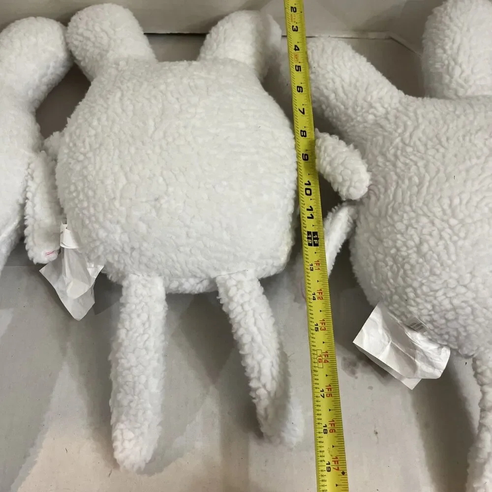 Target Spritz Easter Bunny Rabbit Decorative Pillow Plush 20” Sherpa Set Of 3